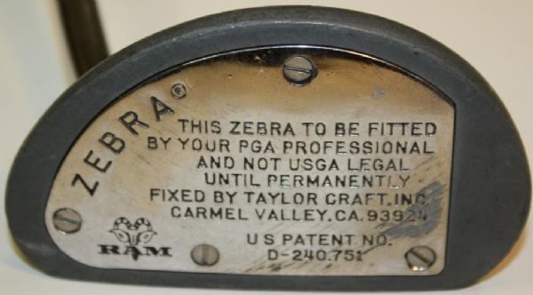 Patent Zebra Putter
