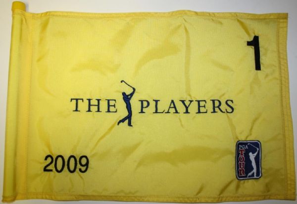 2009 Tournament Players Championsip Hole #1 Course Flown Flag