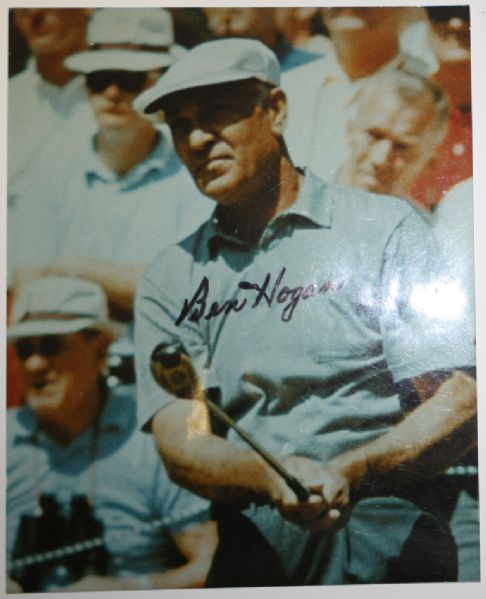 Ben Hogan Signed 8x10 Photo