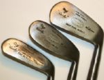 Three Irons with Bamboo Shafts - Rare