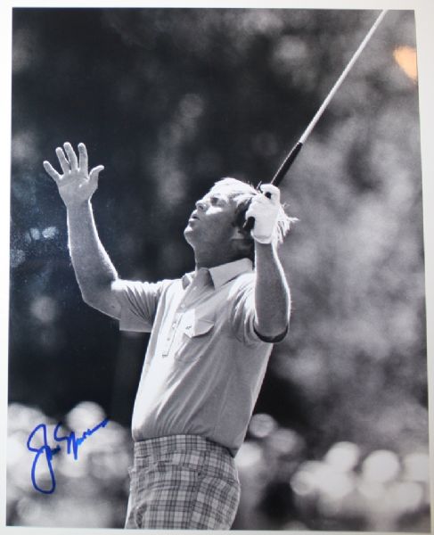 Jack Nicklaus Signed 11x14 Black and White Photo