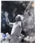 Jack Nicklaus Signed 11x14 Black and White Photo