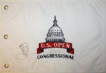 Rory McIlroy Signed 2011 US Open White Embroidered Flag - Congressional