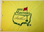 Lot of Five Sam Snead Signed 2000 Masters Flags