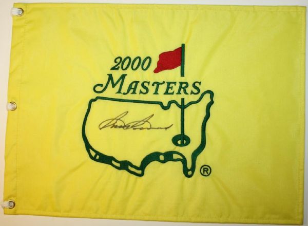 Sam Snead Signed 2000 Masters Flag