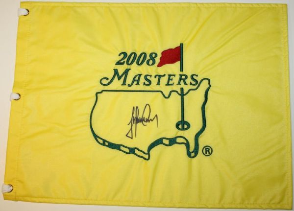 Trevor Immelman Signed 2008 Masters Flag