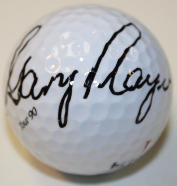 Gary Player Signed Masters Golf Ball - Top-Flite Strata Tour 90