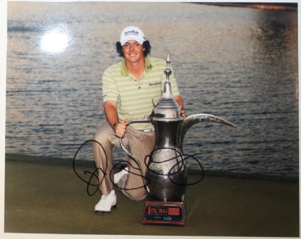 Rory McIlroy Signed 8x10 Photo - Dubai Desert Classic