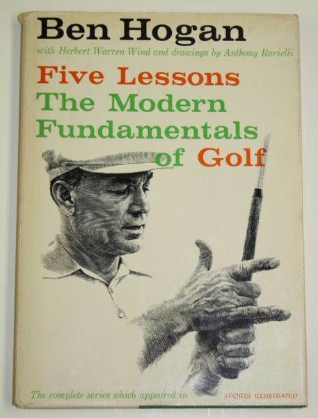 Ben Hogan Signed-Five Lessons The Modern Fundamentals of Golf- JSA COA