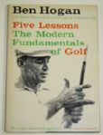 Ben Hogan Signed-"Five Lessons The Modern Fundamentals of Golf"- JSA COA