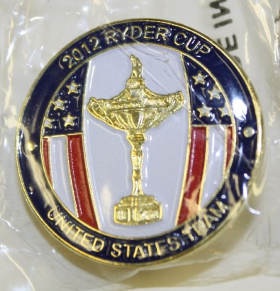 2012 Ryder Cup USA Team Pin Gift from Keegan Bradley RARE!