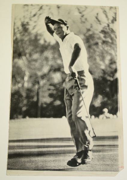 Type 1 (Original)Arnold Palmer Wire Photo Exuberant Over Win at 1960 U.S. Open