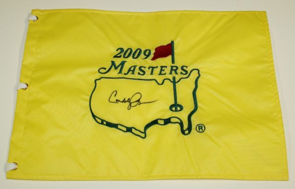 Condoleeza Rice Signed Masters Flag-First Female Member at Augusta National- JSA cert