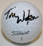 Tom Watson Signed Titleist Practice Golf Ball