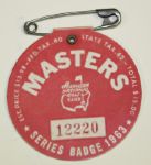 1963 Masters Badge