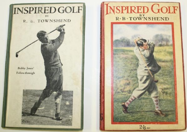 Inspired Golf by R.B. Townshend - 1921 (Two Books)