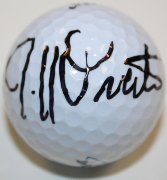 Jeff Overton Signed Golf Ball