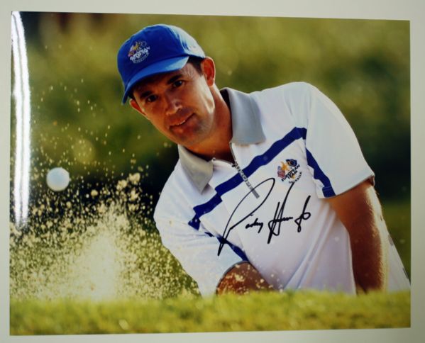 Padraig Harrington signed Ryder Cup 11x14 Photo