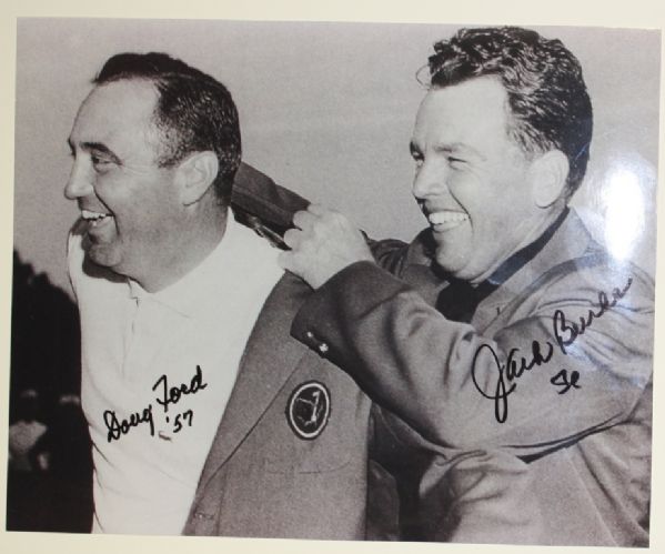 Doug Ford and Jack Burke Signed 8x10 Photo