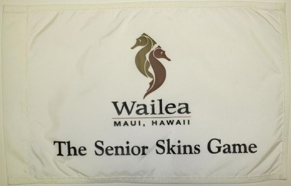 Senior Skins Game Flag - Wailea Resort Golf Club, Hawaii