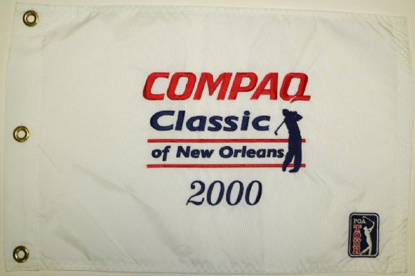 2000 PGA Tour Compaq Classic of New Orleans Emroidered Flag - Carlos Franco Winner