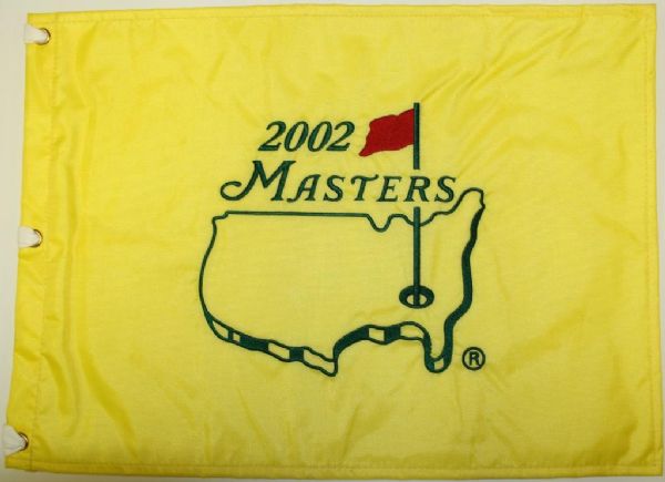 2002 Masters Pin Flag-Sold Out-Tough Flag to Find!