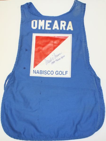 Mark OMeara Signed H.E.B. Texas Open Nabisco Caddy Bib