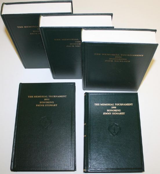 Lot of 5 Memorial Books