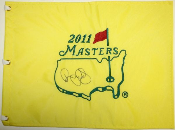 Rory McIlroy Signed 2011 Masters Flag