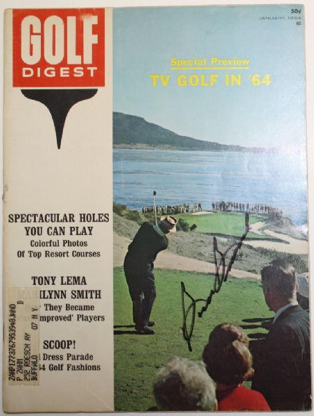 3 Sam Snead Signed Golf Digest