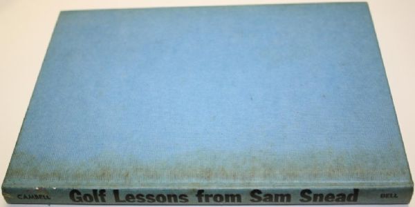 Golf Lessons from Sam Sean - Signed by Sam Snead