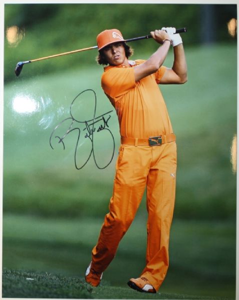 Rickie Fowler Signed 11x14 Photo