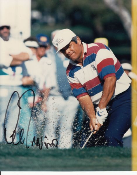 Lee Trevino signed 8x10 Photo JSA COA