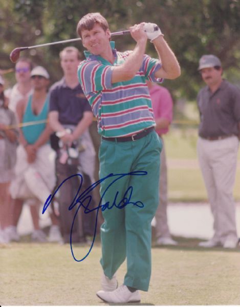 Nick Faldo autographed 8x10 Photo JSA COA