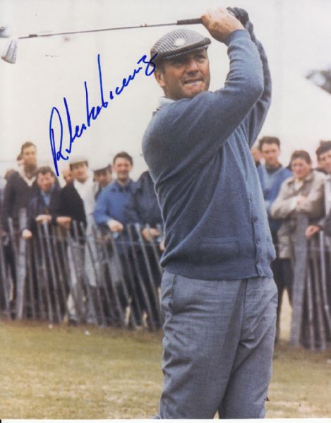 Roberto De Vicenzo signed 8x10 photo JSA