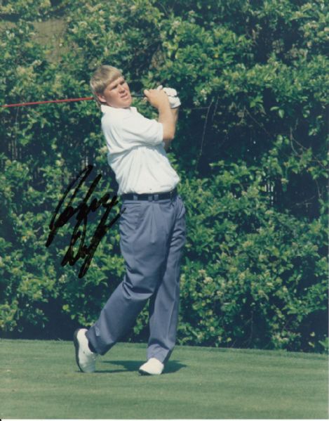 John Daly signed 8x10 photo JSA COA