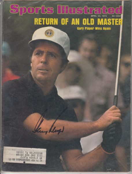 Gary Player signed Sports Illustrated JSA COA