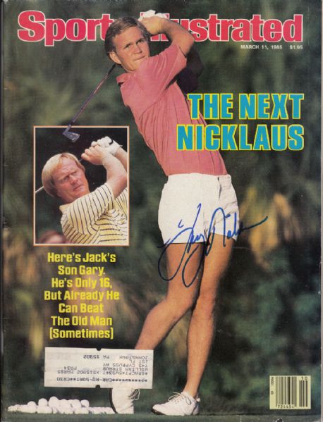 Gary Nicklaus signed Sports Illustrated JSA COA