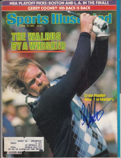 Craig Stadler signed Sports Illustrated JSA COA!