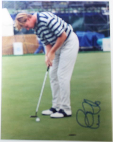 Ernie Els autographed 8x10 photo JSA COA EARLY AUTO!