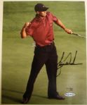 Tiger Woods UDA Autographed 8x10 Photo - 2001 Masters Win