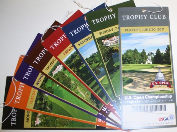 2011 US Open Unused Ticket Set - Rory McIlroys First Major Win