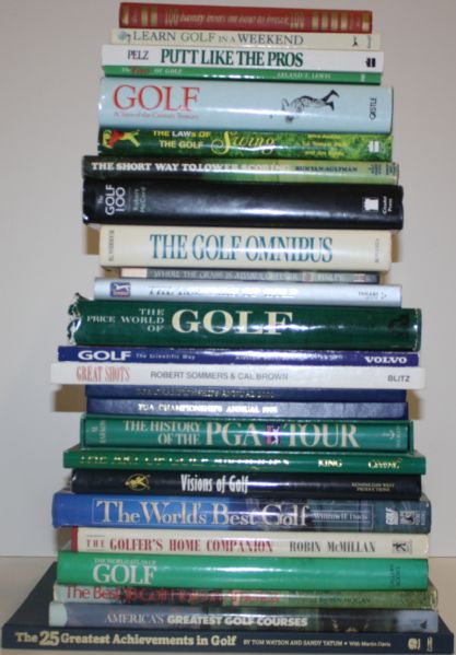 Lot of Golf Books - Highlighted by "Golf Made Easier" - Horton Smith