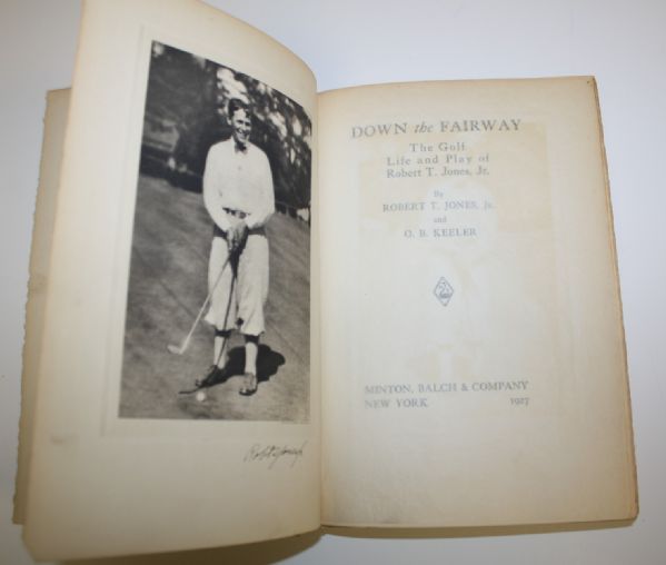 Bobby Jones signed and Limited Edition Down The Fairway- numbered 267 of 300