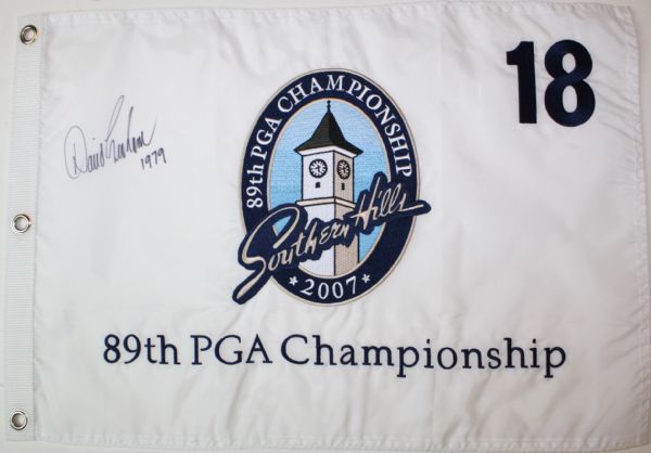 Lot of 13 Single Signed 2007 PGA Championship Flags