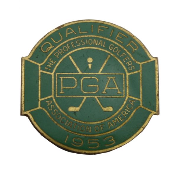 1953 PGA Championship Contestant Badge