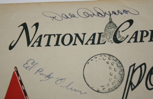 1947 National Capital Open Program Signed by Many - Snead, Locke, and more