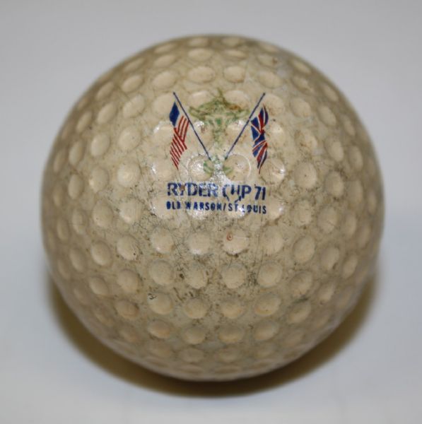 1971 Ryder Cup Golf Ball