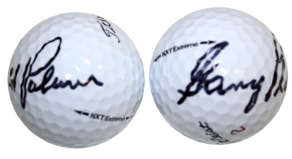 Lot of 3 Signed Golf balls: 'The Big 3' - Arnold Palmer, Jack Nicklaus, and Gary Player