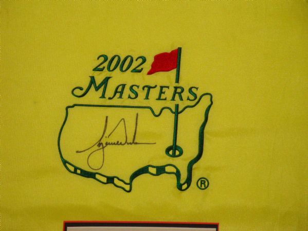 AWESOME MASTERS SHADOWBOX with Autographs of 32 Champions UDA Tiger